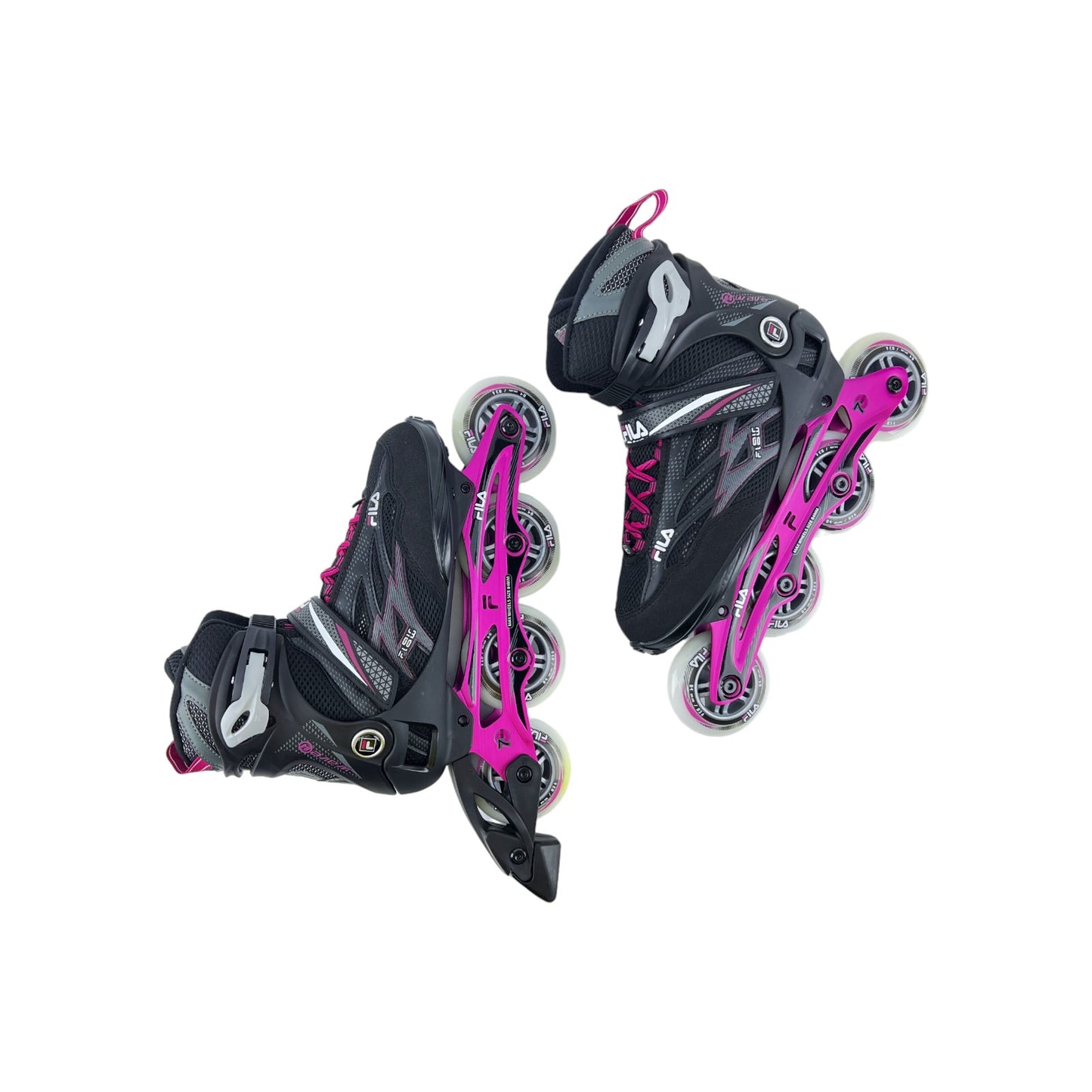 Fila Damen Herren Kinder Inlineskates Inliner Wave 84 schwarz-magenta 40.5 EU | Neu