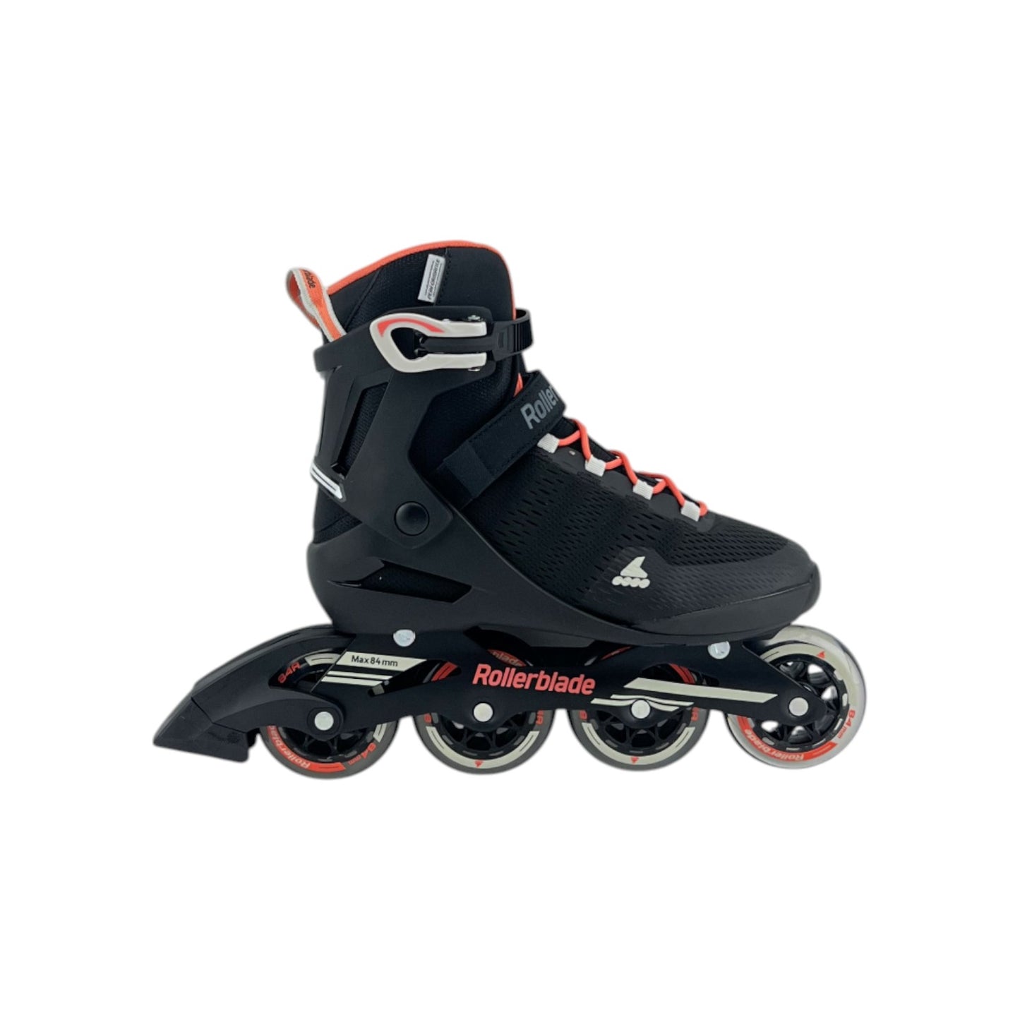 Rollerblade Damen Sirio 84 Inlineskates Inliner 42 EU Softboot Black/Coral | Neu