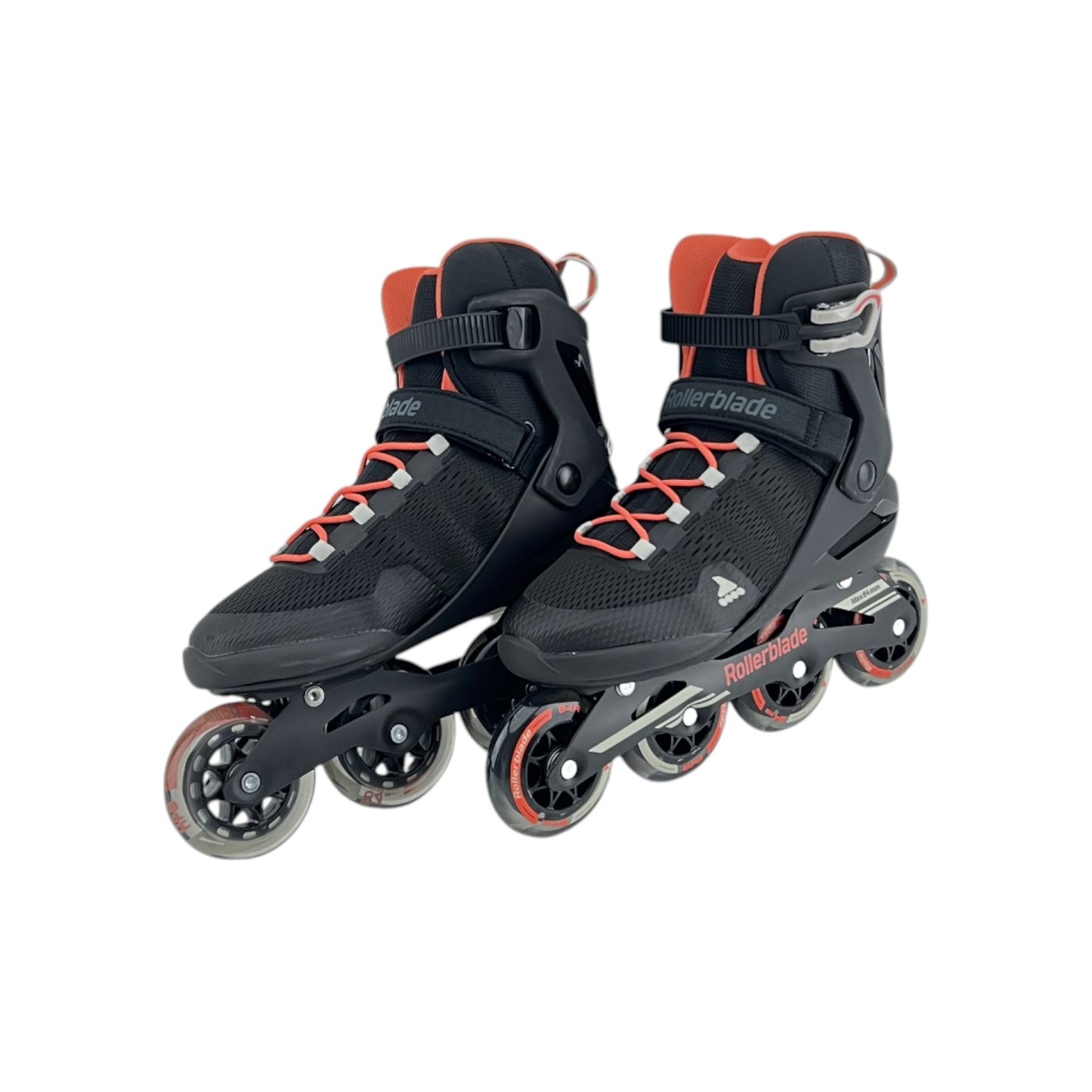 Rollerblade Damen Sirio 84 Inlineskates Inliner 42 EU Softboot Black/Coral | Neu