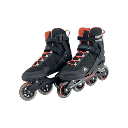 Rollerblade Damen Sirio 84 Inlineskates Inliner 42 EU Softboot Black/Coral | Neu
