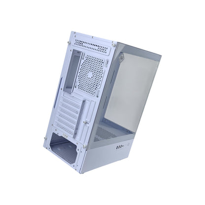 MARS GAMING MC-XO Gaming Midi Tower PC Gehäuse ATX Rahmenlos Glas 12cm FRGB | Neu