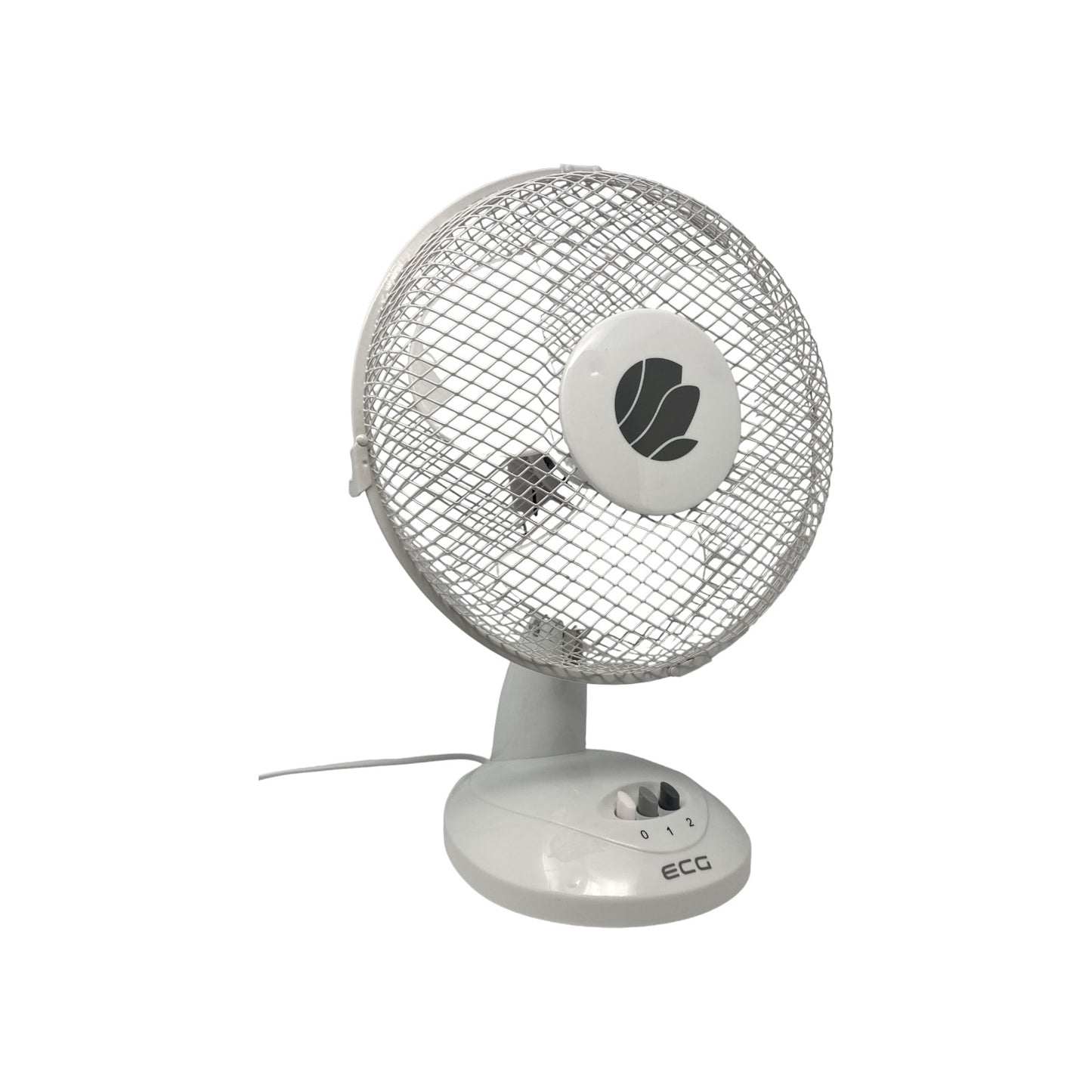 ECG FT 23a Tischventilator Ventilator Lüfter 23 cm 30 Watt 240 Volt Drehbar Weiß | Retourware