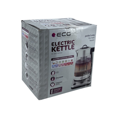 ECG RK 1891 INFUSO Teemaschine 1.8L Wasserkocher 40-100°C 2.200W Edelstahl | Retourware