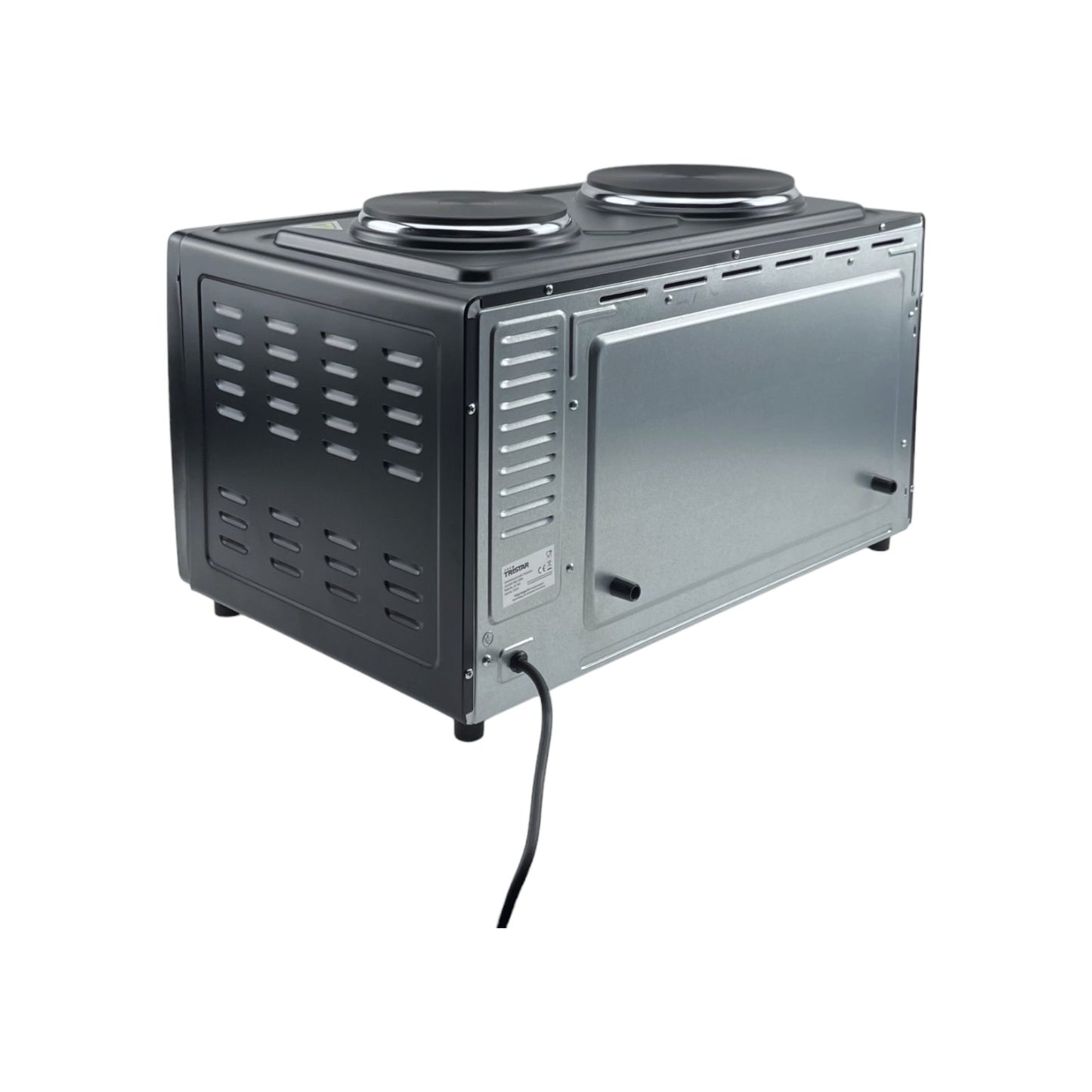 Tristar OV elektrischer Kochplatten Minibackofen 3100W 38L Umluft Timer Schwarz | Retourware