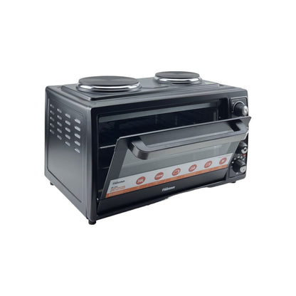 Tristar OV elektrischer Kochplatten Minibackofen 3100W 38L Umluft Timer Schwarz | Retourware