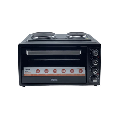 Tristar OV elektrischer Kochplatten Minibackofen 3100W 38L Umluft Timer Schwarz | Retourware