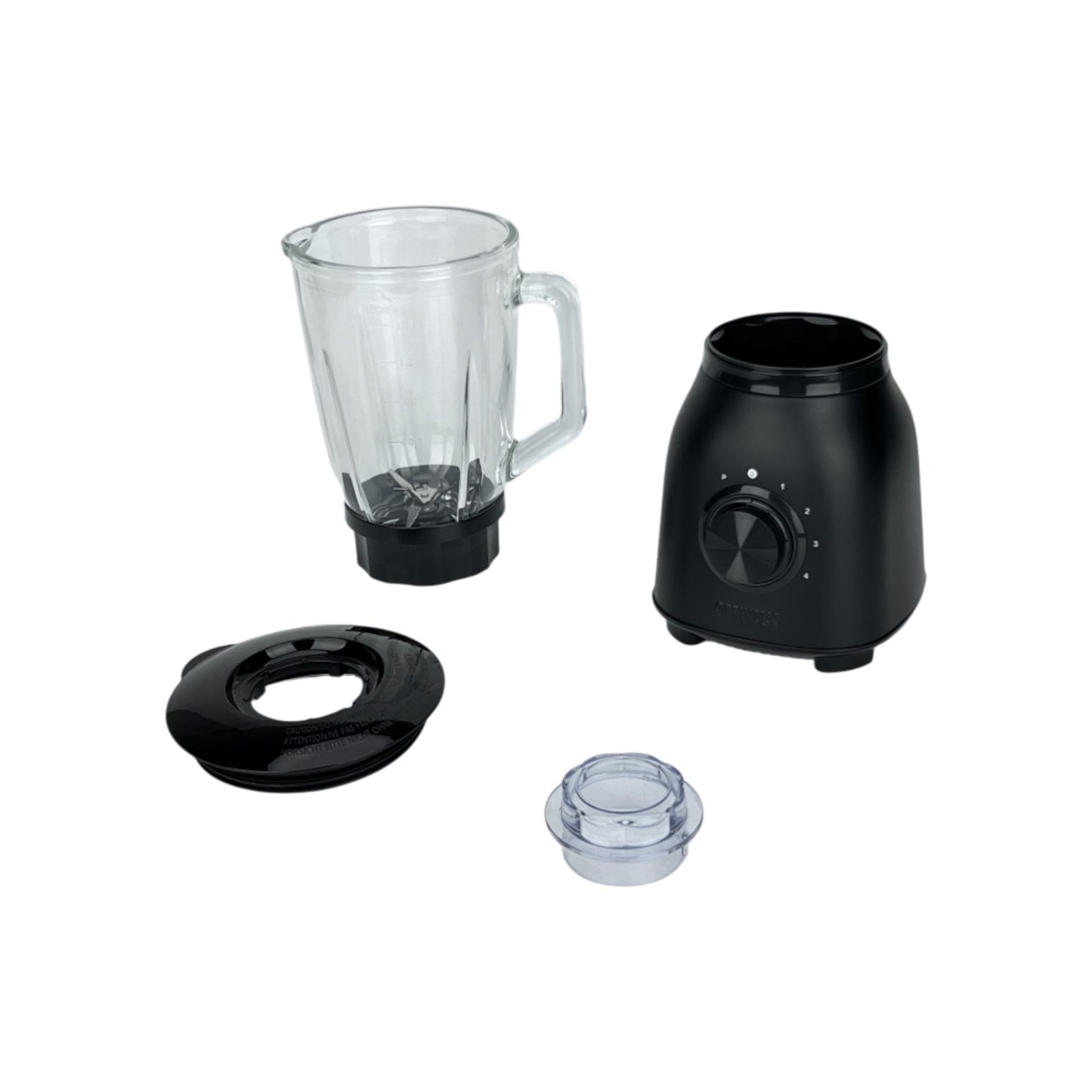 Princess Standmixer Black Steel 4 Stufen Impuls-Funktion 6 Klingen 1000W 1.5L | Retourware
