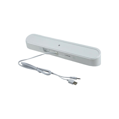 Trust Gaming GXTrust 1619W Rhox PC RGB LED Soundbar 12W USB 3.5mm AUX Weiß | Neu