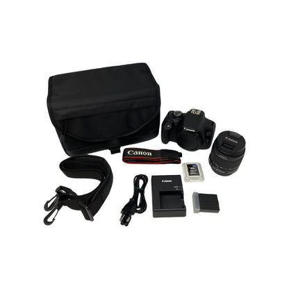 Canon EOS 2000D Spiegelreflexkamera Objektiv EF-S 18-55 mm Value-Up Kit Schwarz | Retourware