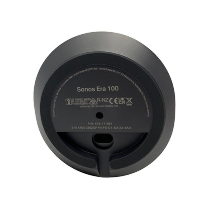 Sonos Era 100 Stereo Lautsprecher Bluetooth Wlan Tragbar App-Steuerbar Schwarz | Retourware