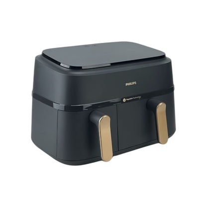 Philips 3000 Series Doppel-Heißluftfritteuse 9L 2750W Timer App-Steuerung Grau | Retourware