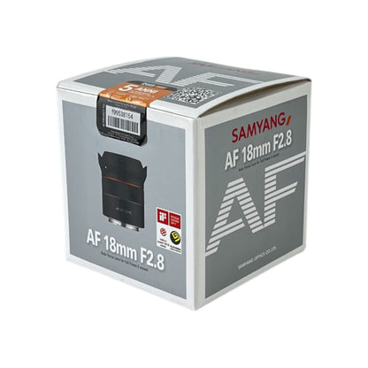 Samyang AF Weitwinkel Objektiv 18 mm f/2.8 FE Vollformat APS-C Sony E-Mount | Retourware