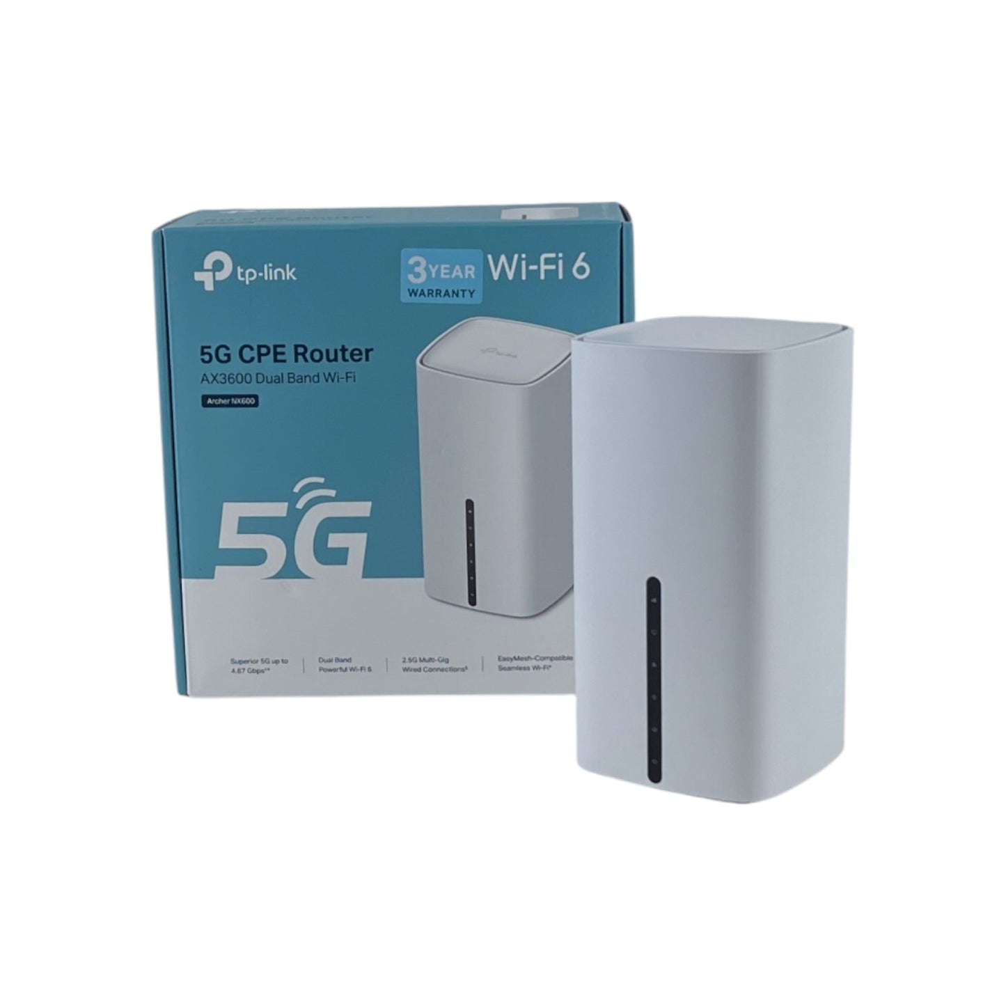 TP-Link Archer NX600 5G LTE WLAN Router 5G Router Nano-SIM AX3600 Dualband WiFi6 | Neu