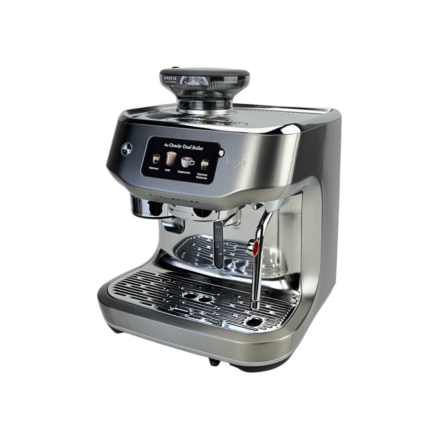 Sage SES995BTR The Oracle Dual Boiler Siebträger Kaffeemaschine 16 Programme | Retourware