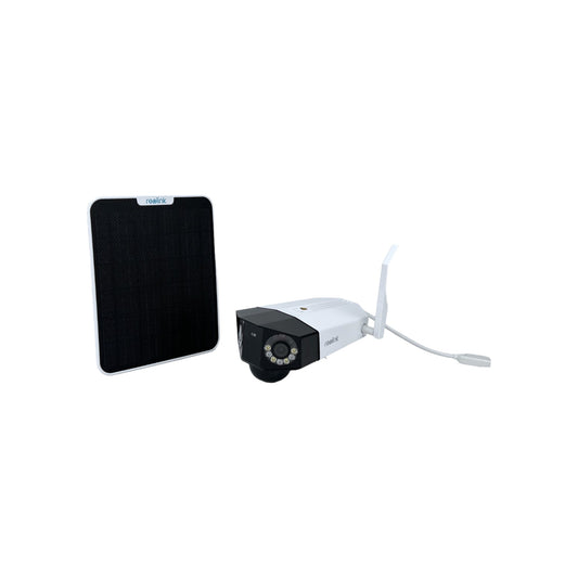 Reolink 6MP Überwachungskamera WLAN Outdoor 180° Solar WiFi Dual-Lens Weiß | Retourware