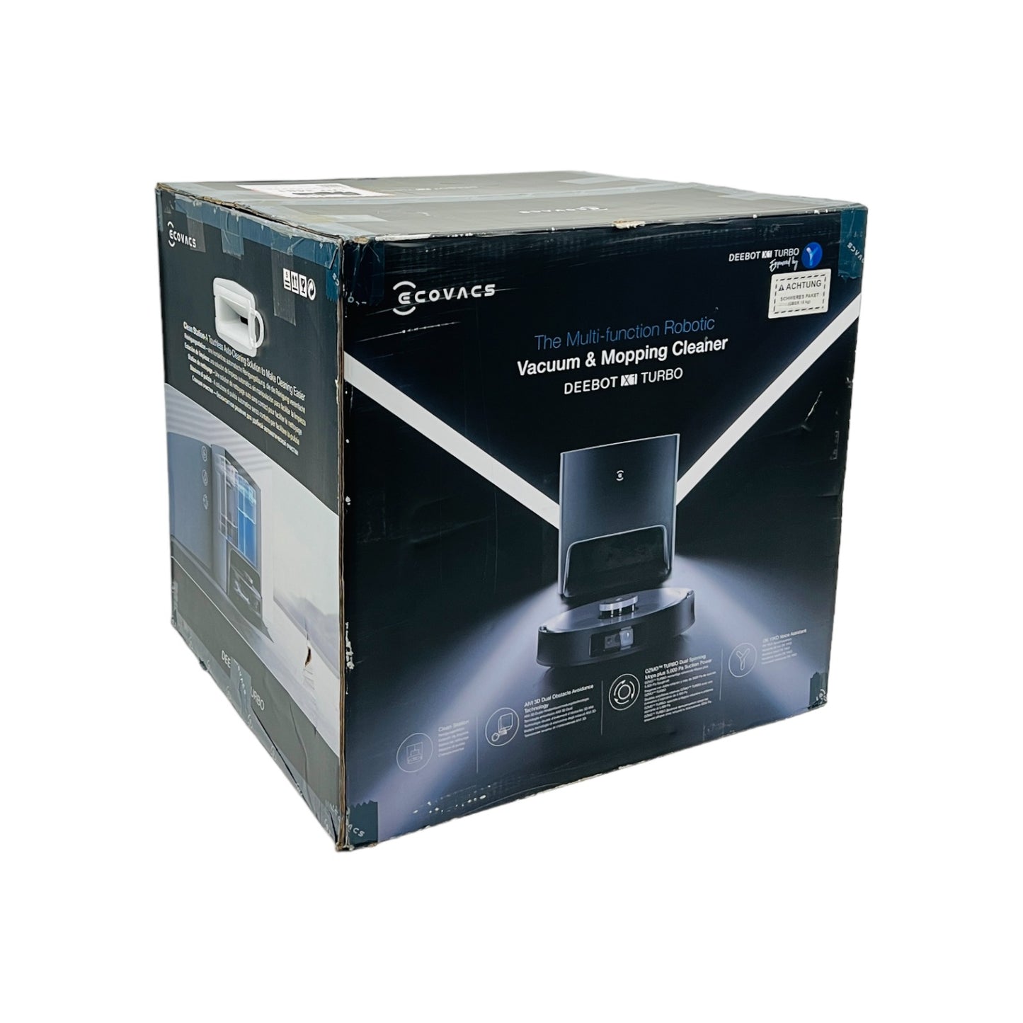 Ecovacs Deebot X1 Turbo Wisch- Saugroboter Reinigungs-Waschstation App-Steuerung | Retourware