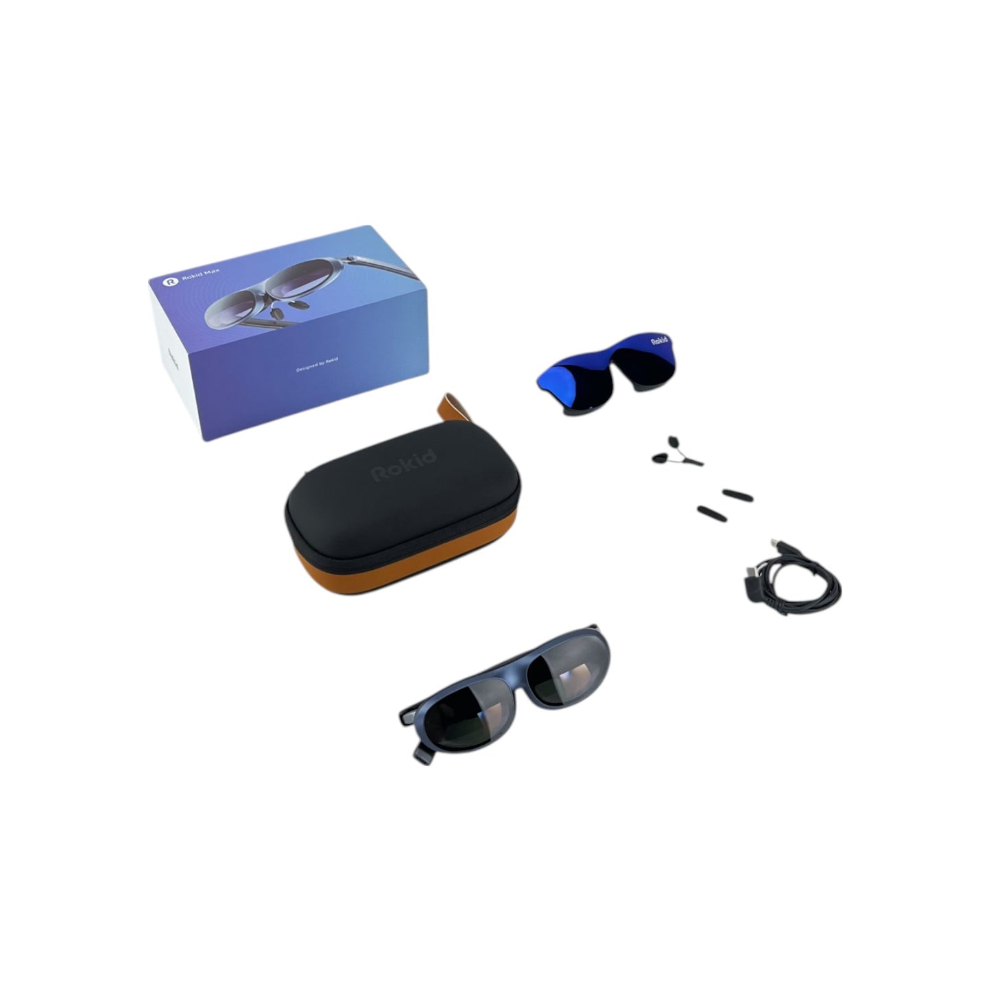 Rokid Max AR Brille tragbar Full HD Augmented Reality Micro-OLED 120Hz USB-C | Retourware