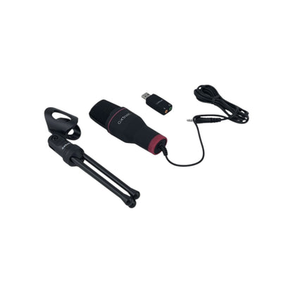 Trust Mikrofon GXT 212 Mico USB Mikrofon Stream Tischmikrofon Stativ Schwarz | Neu