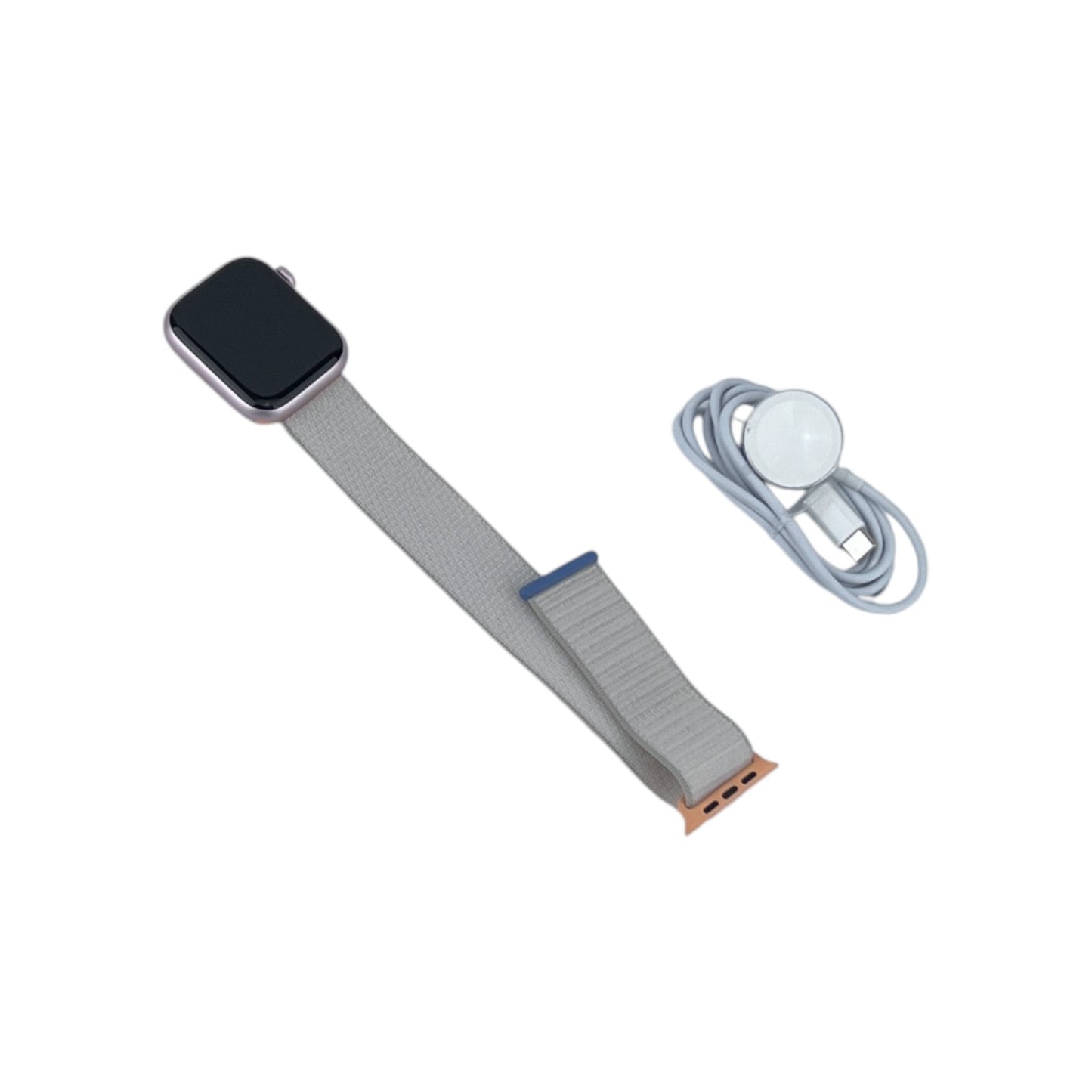 Apple Watch 9 GPS Aluminium Pink 45 mm Sport Loop Hellrosa | Retourware