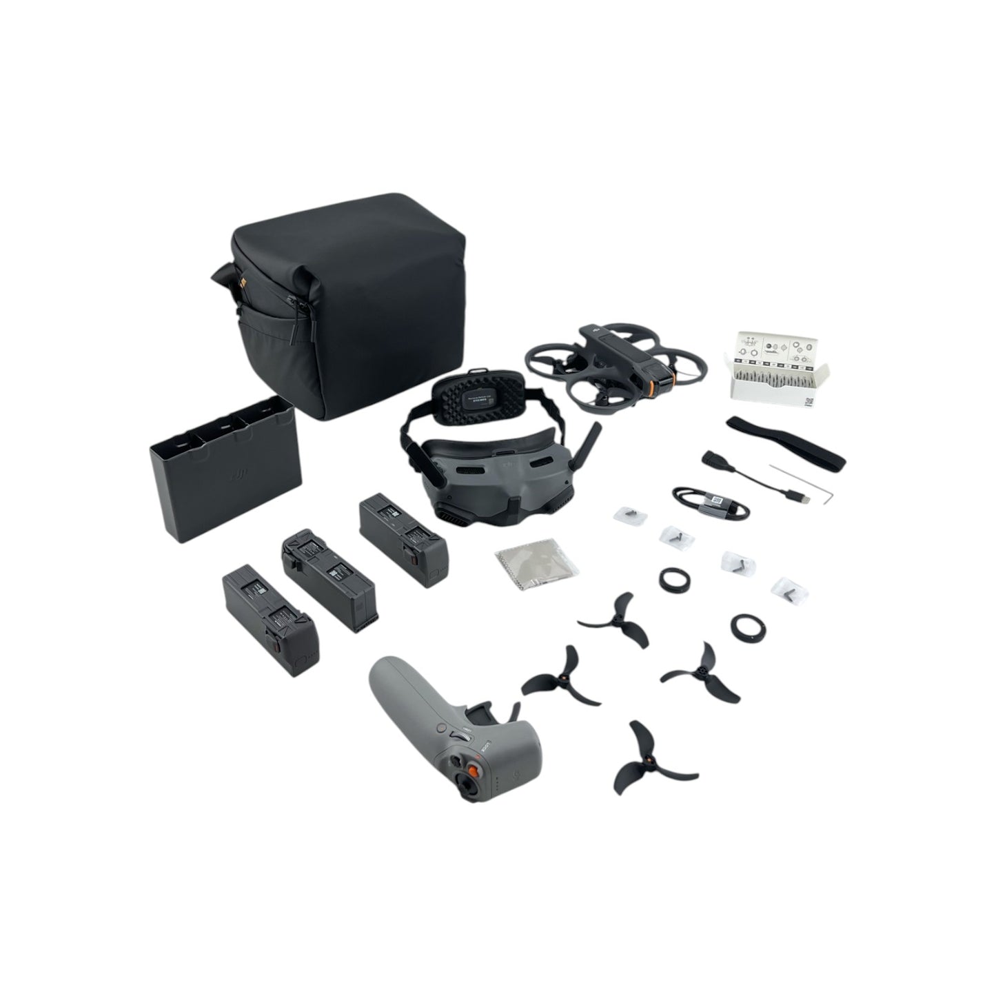 DJI Avata 2 Explorer Combo FPV Drohne 48MP Goggles Integra RC Motion Controller | Retourware