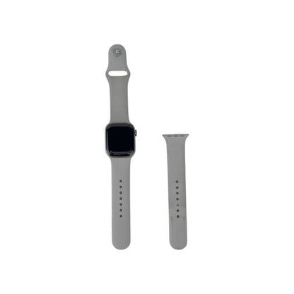 Apple Watch 8 Cellular Edelstahl Gold 41 mm Milanaise Gold | Retourware