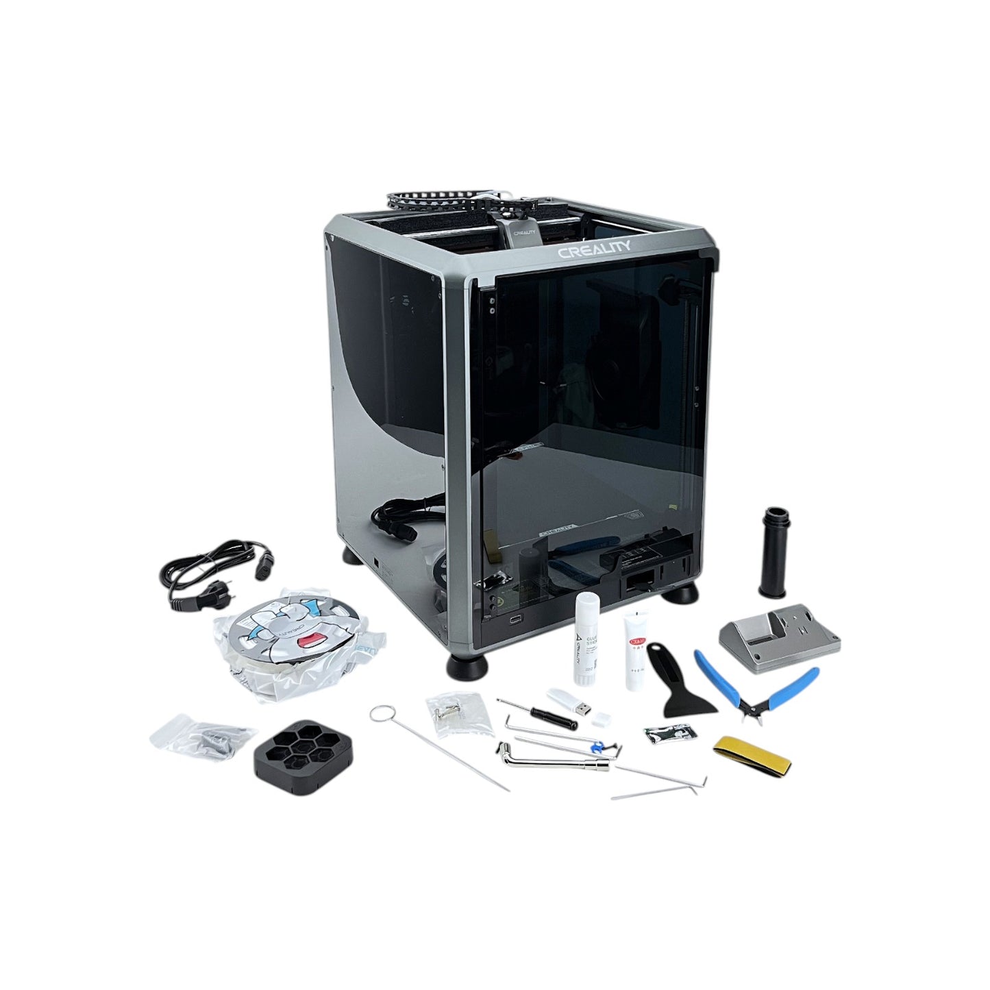 Creality K1C 3D-Drucker 600mm/s KI-Kamera 300°C 1.75mm ABS ASA PA PC PETG TPU | Retourware