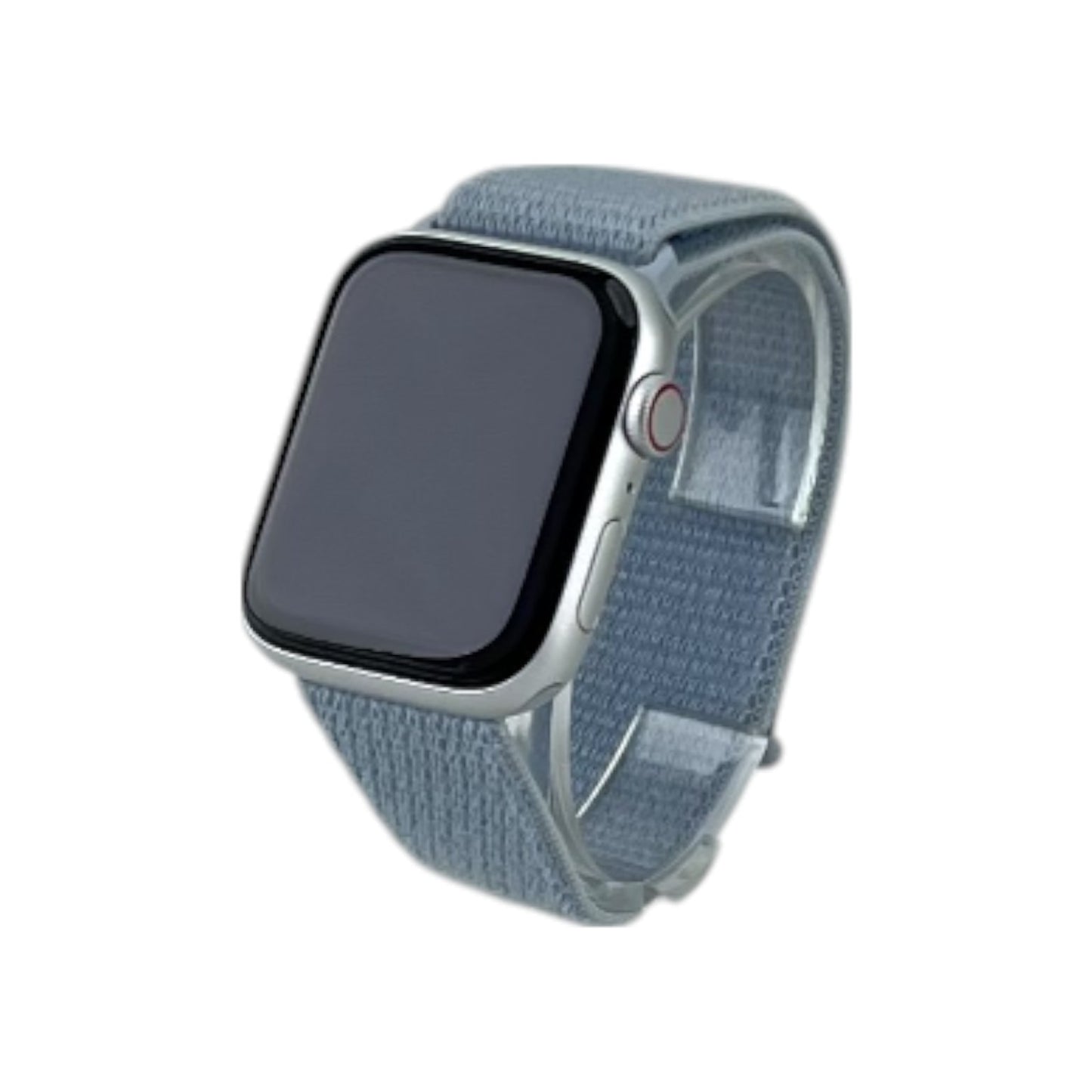 Apple Watch SE 2 Cellular Aluminium Silber 44 mm Sport Loop Blaue Wolke | Retourware