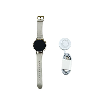 Huawei Watch GT 4 Smartwacht 41mm Armbanduhr Leder Android iOS Gold | Retourware