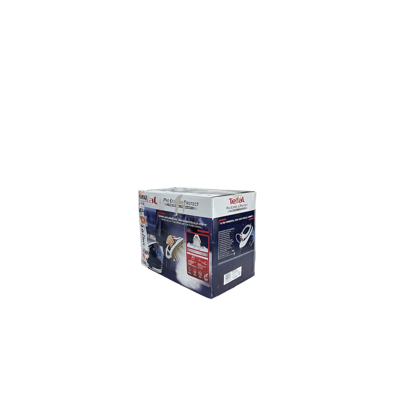 Tefal Pro Express Protect GV 9221 EO Dampfbügelstation 2600W 1.8L Blau/Weiß | Retourware