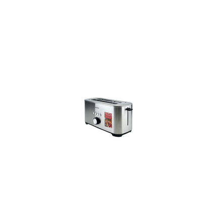Severin Langschlitztoaster 4 Scheiben 7 Stufen Bagel-Funktion 1400W Edelstahl | Retourware