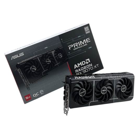 ASUS AMD Radeon RX 9070 XT Prime OC Gaming Grafikkarte 16GB GDDR6 HDMI DP | Retourware