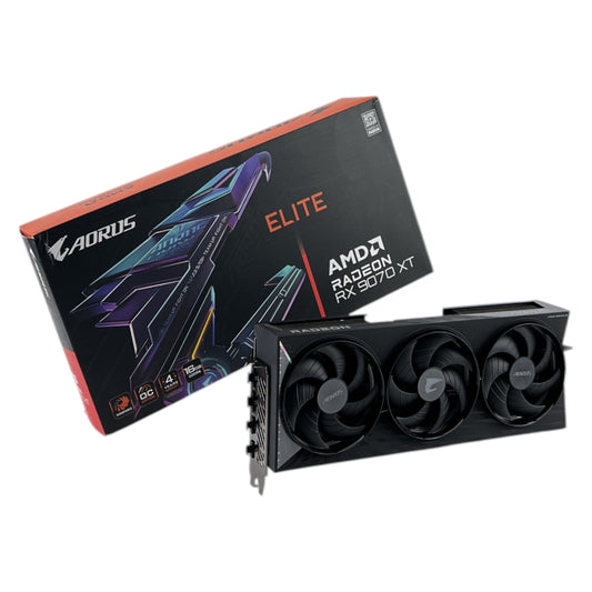 Gigabyte AORUS AMD Radeon RX 9070 XT Elite 16G Gaming Grafikkarte 16GB GDDR6 | Retourware