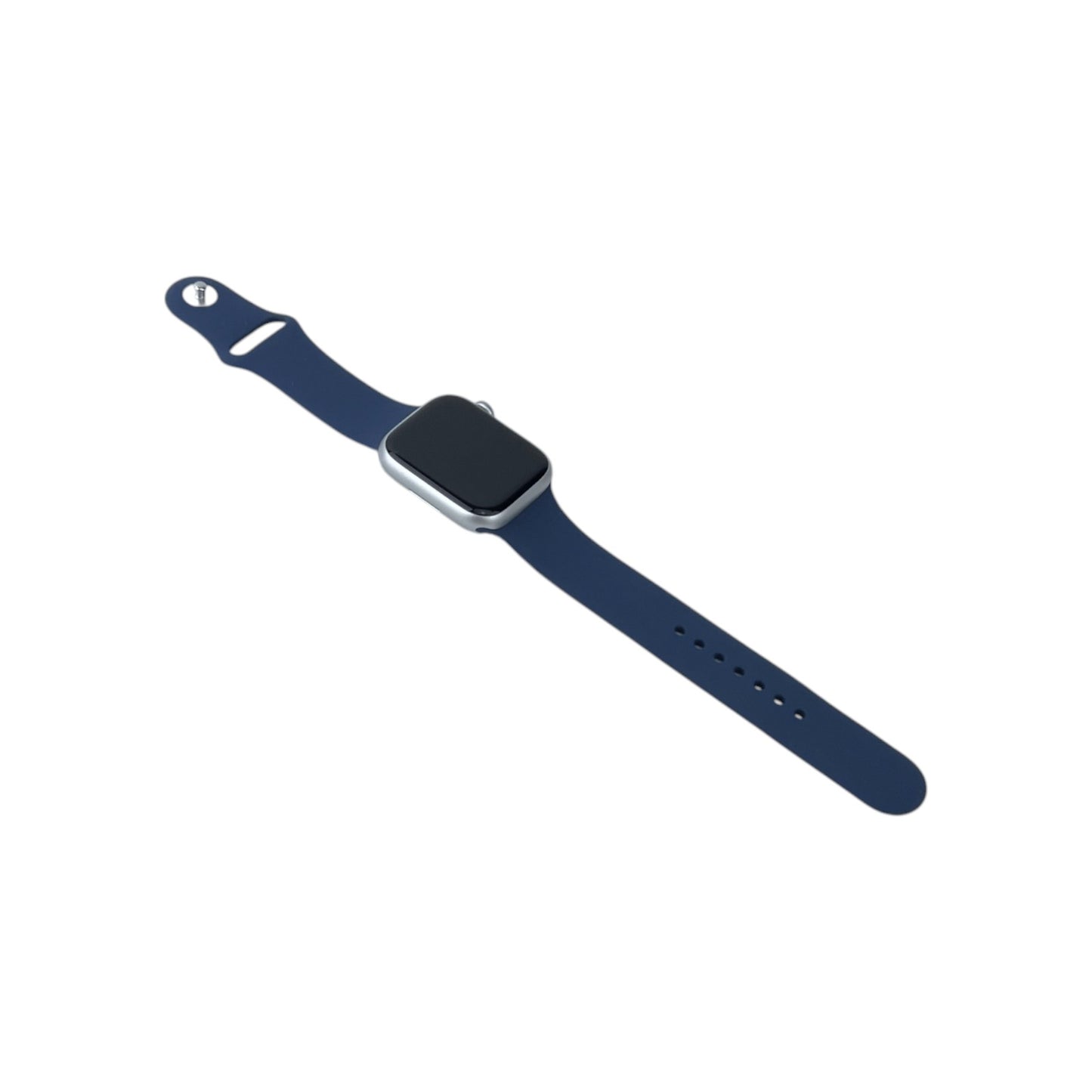Apple Watch 9 Cellular Aluminium Silber 45 mm Sportarmband Sturmblau | Retourware
