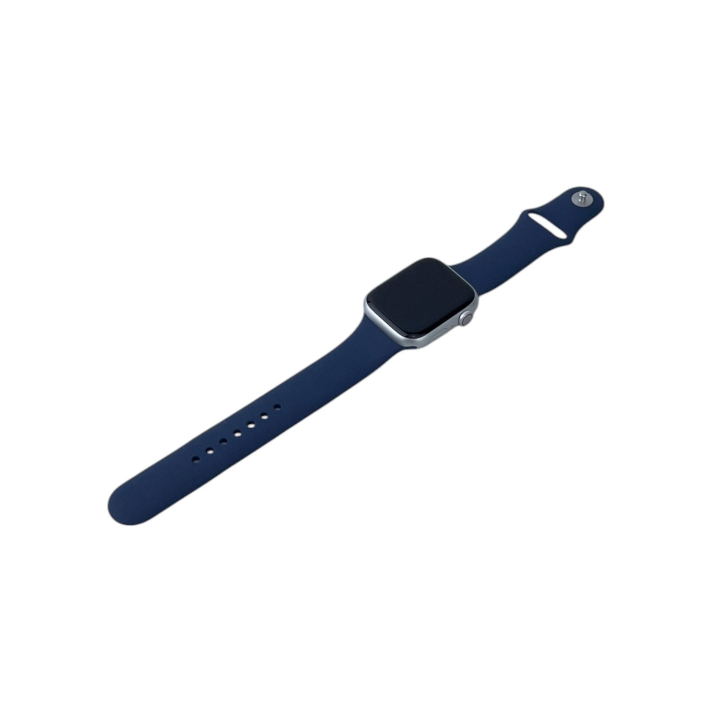 Apple Watch 9 Cellular Aluminium Silber 45 mm Sportarmband Sturmblau | Retourware