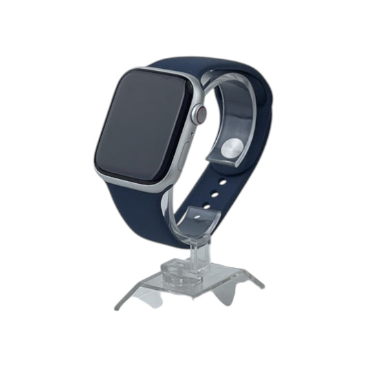 Apple Watch 9 Cellular Aluminium Silber 45 mm Sportarmband Sturmblau | Retourware