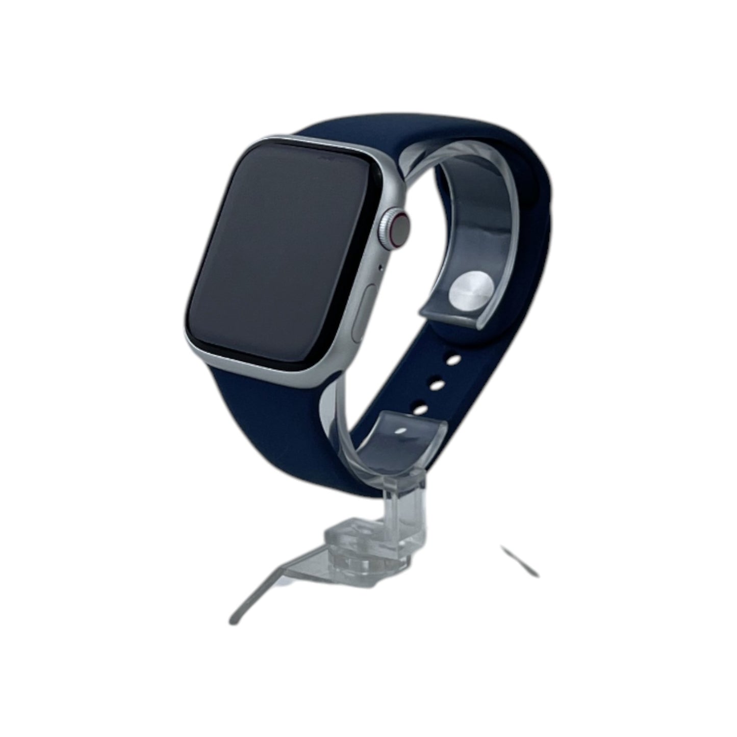 Apple Watch 9 Cellular Aluminium Silber 45 mm Sportarmband Sturmblau | Retourware