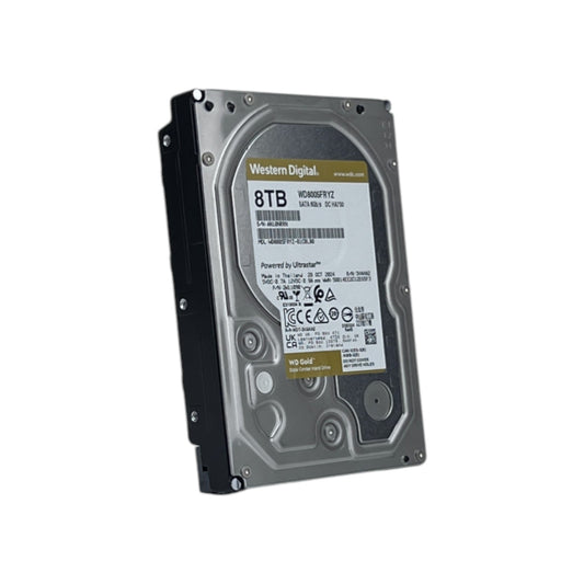 Western Digital WD Gold 8 TB HDD Festplatte interner Speicher 3.5 SATA 6Gb/s | Retourware