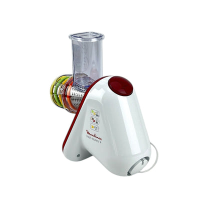 Moulinex DJ756G Gemüseschneider Fresh Express Plus Gemüsehobel 200 Watt Rot Weiß | Retourware