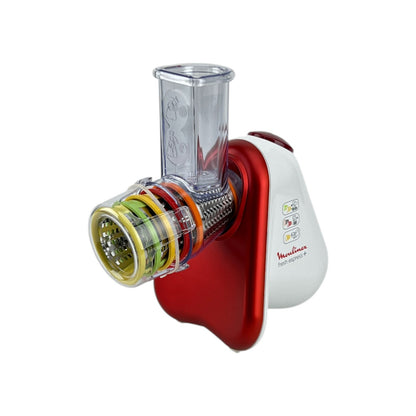 Moulinex DJ756G Gemüseschneider Fresh Express Plus Gemüsehobel 200 Watt Rot Weiß | Retourware