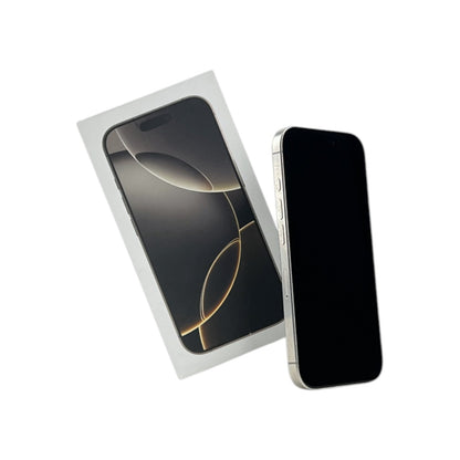 Apple iPhone 16 Pro Smartphone 6,3 Zoll (16 cm) 128 GB Titan Natur | Retourware