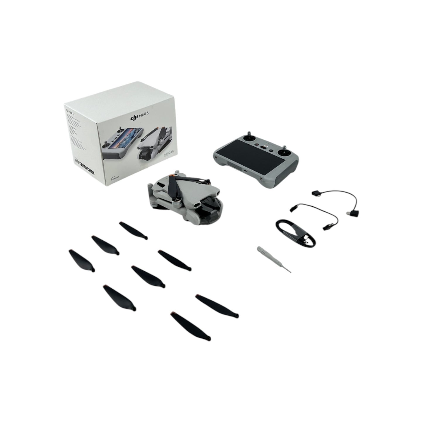 DJI Mini 3 Drohne 4K UHD 12MP RTF Video Foto Faltbare Reise Drohne Sub 250gr | Retourware