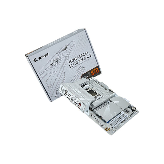 GIGABYTE X870 A Elite WIFI7 Ice Mainboard ATX AMD Ryzen AM5 DDR5-8000 Bluetooth | Retourware