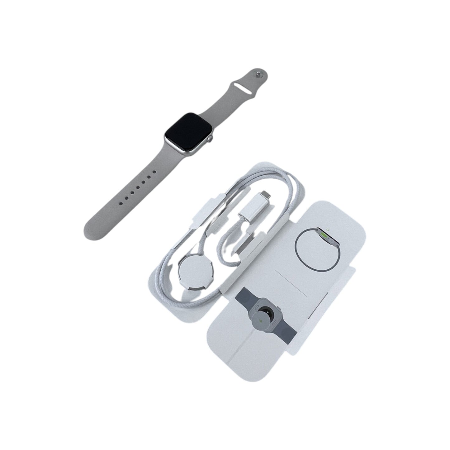 Apple Watch 9 GPS Aluminium Polarstern 41 mm Sportarmband Polarstern | Retourware