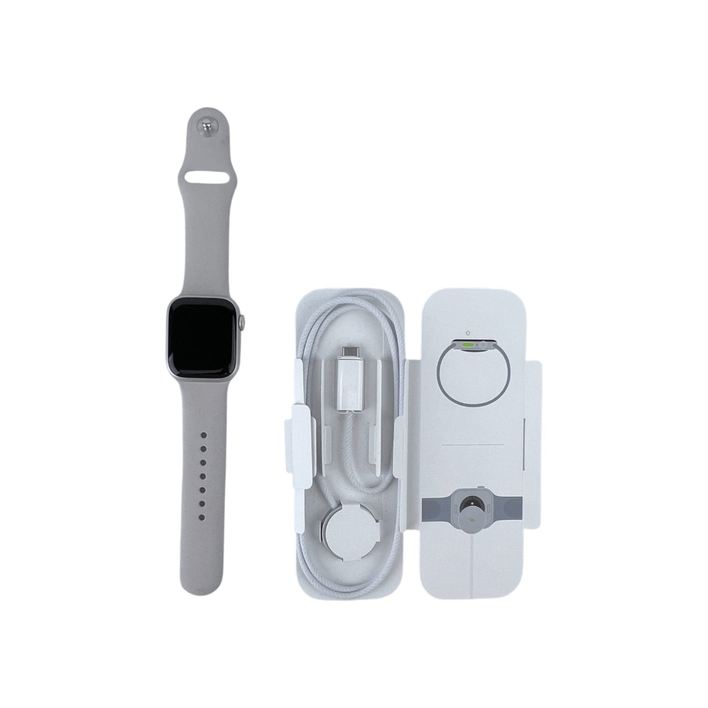 Apple Watch 9 GPS Aluminium Polarstern 41 mm Sportarmband Polarstern | Retourware