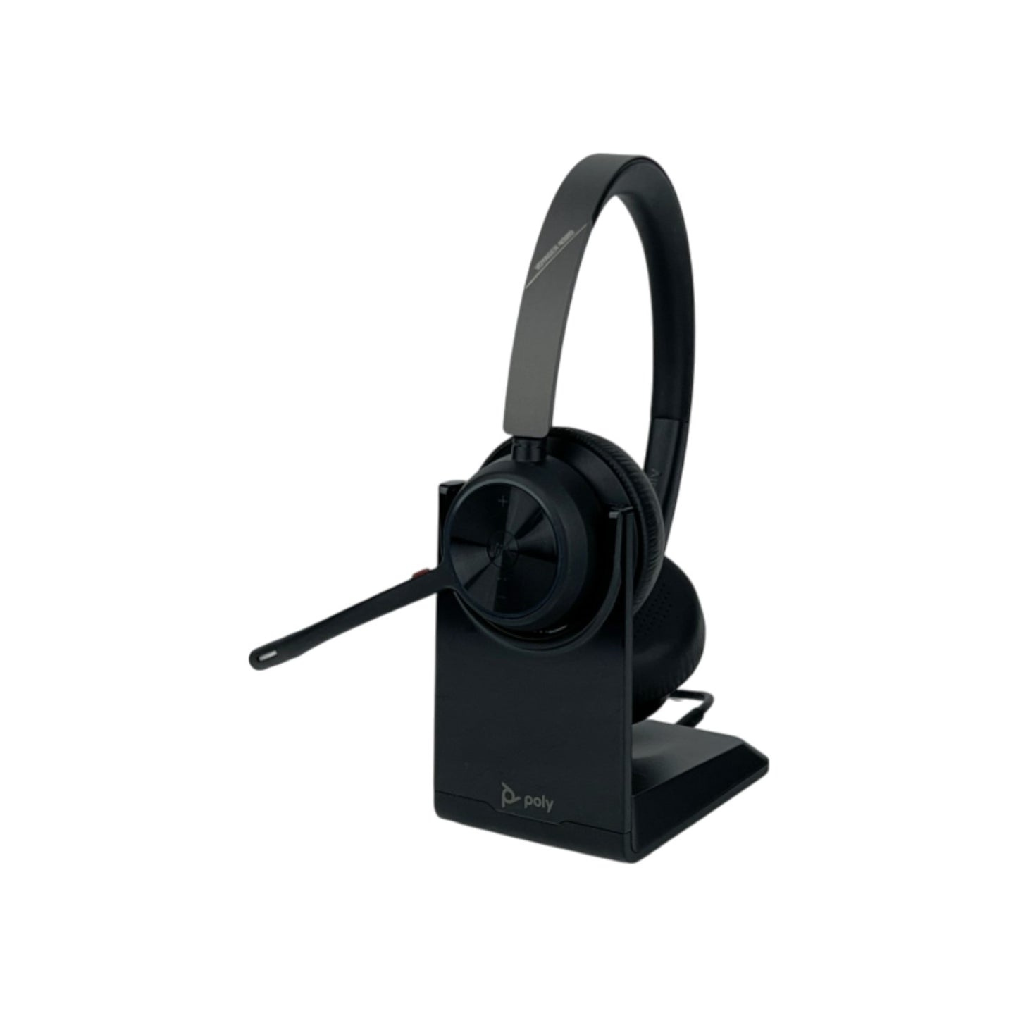 Poly Voyager Schnurloses 4320UC Headset Ladestation Bluetooth Over Ear Kopfhörer | Retourware