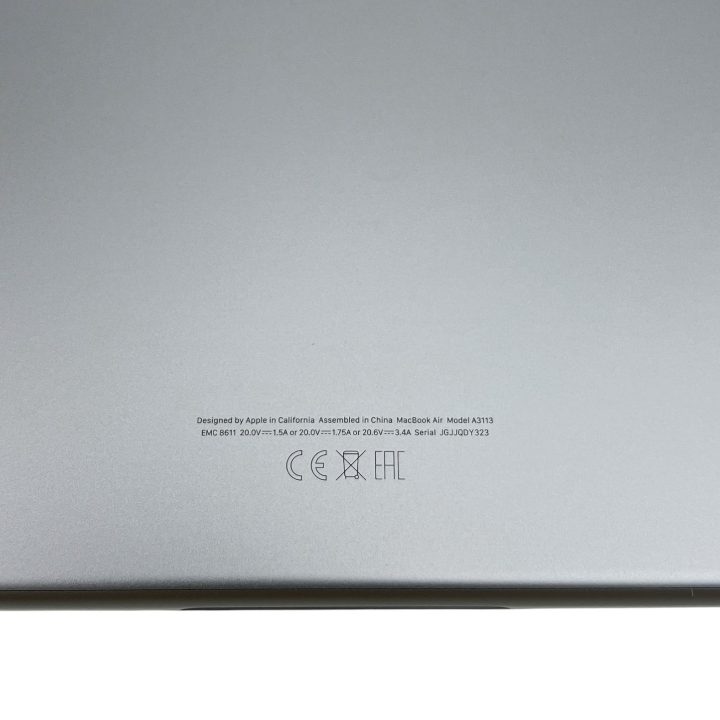 Apple MacBook Air 13,6 Zoll (34,54 cm) Notebook 2024 M3 8GB 256GB QWERTZ de | Retourware