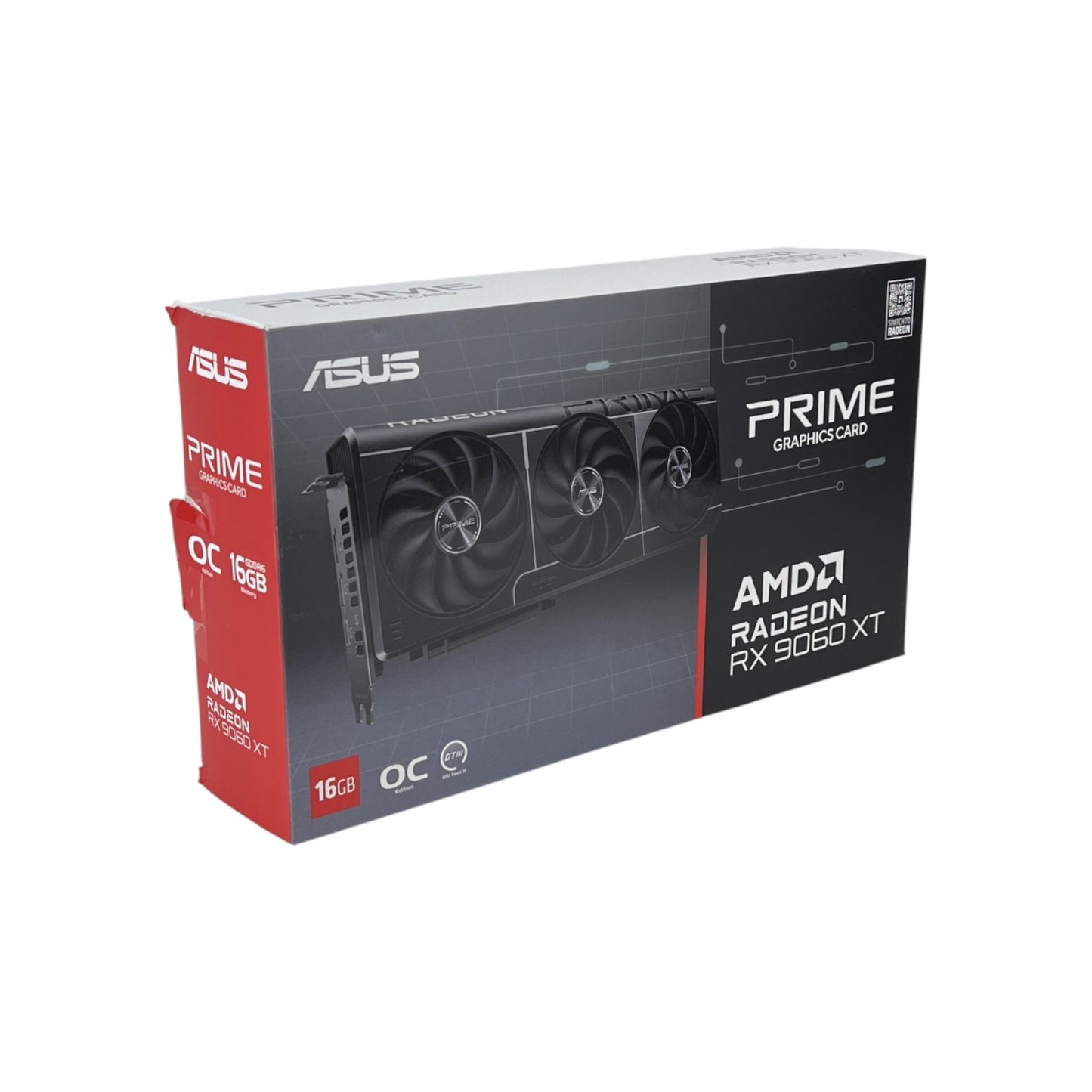 ASUS Prime Radeon RX 9060 XT OC Edition Gaming Grafikkarte 16 GB GDDR6 HDMI DP | Neu