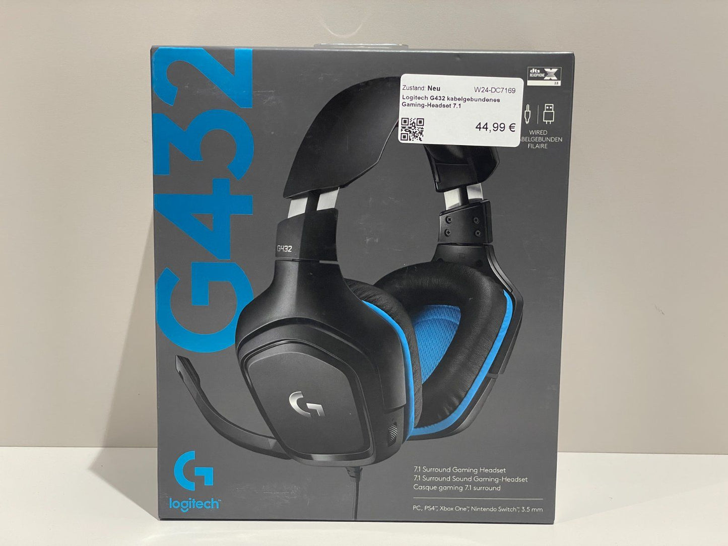 Logitech G432 Gaming Headset Surround Sound 7.1 | Neu